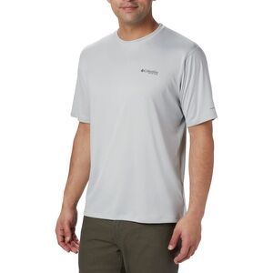 Columbia Men’s PFG Zero Rules Short Sleeve Shirt – Cool Grey – Size L